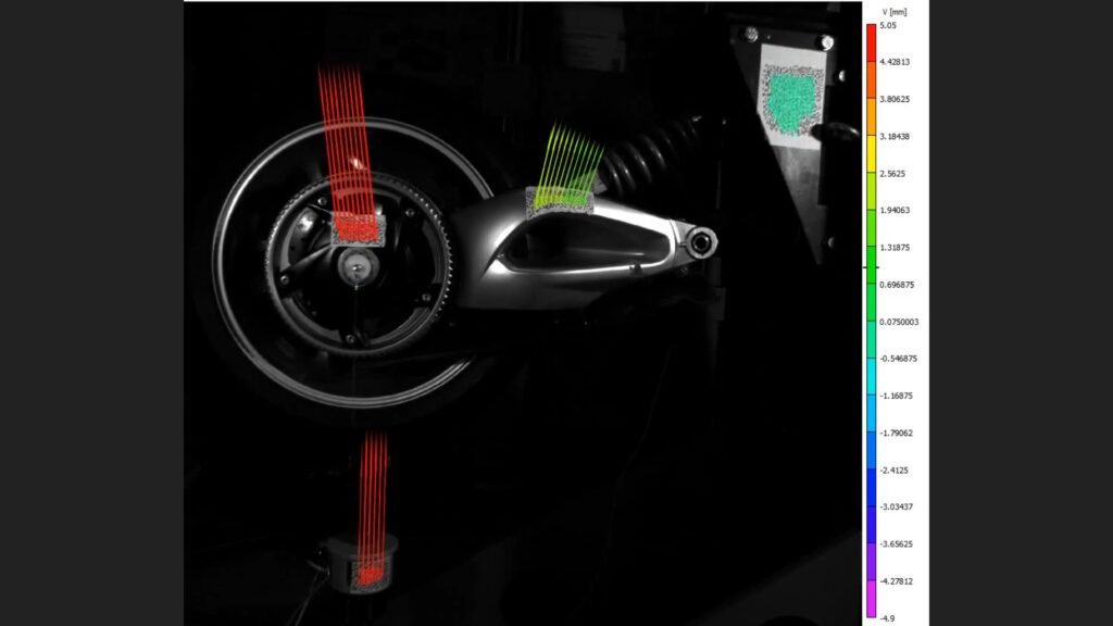 Motion Analysis on rear swinging fork